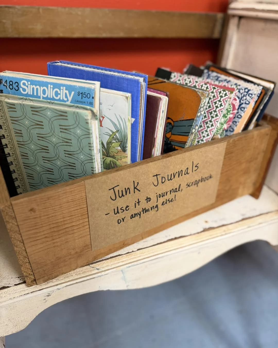 Handmade junk journals from the Hello Sailor booth