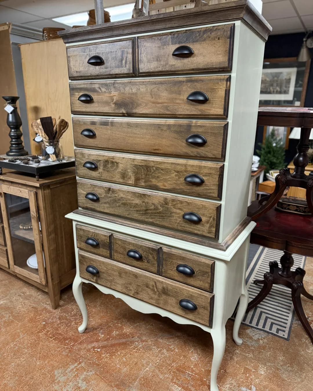 Refurbished antique chest from the Olde South booth